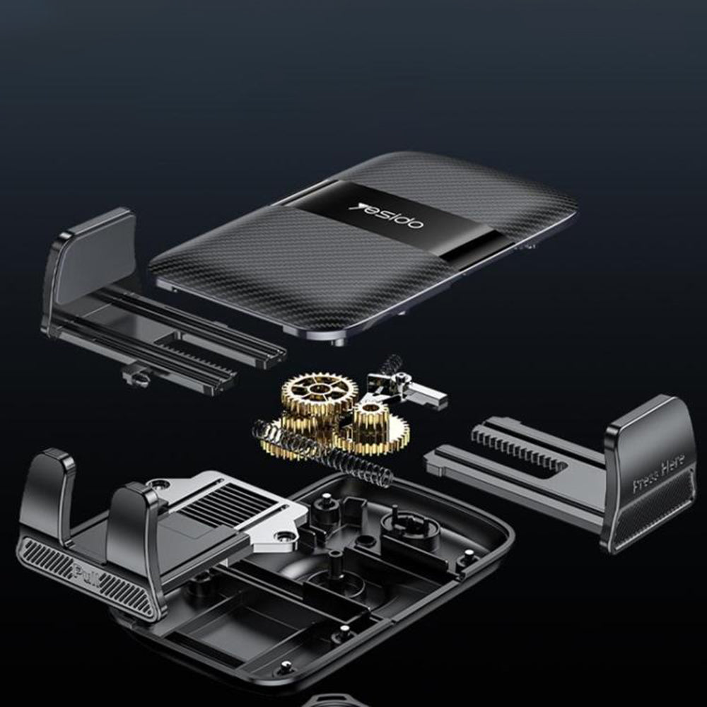 Autohalterung Yesido C275, 4,7 Zoll - 7,2 Zoll, Schwarz