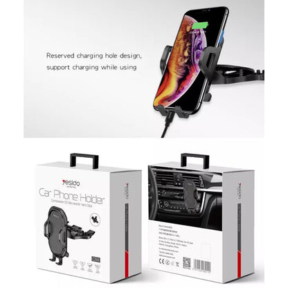 Autohalterung Yesido C84, 4,7 Zoll - 7,4 Zoll, Schwarz