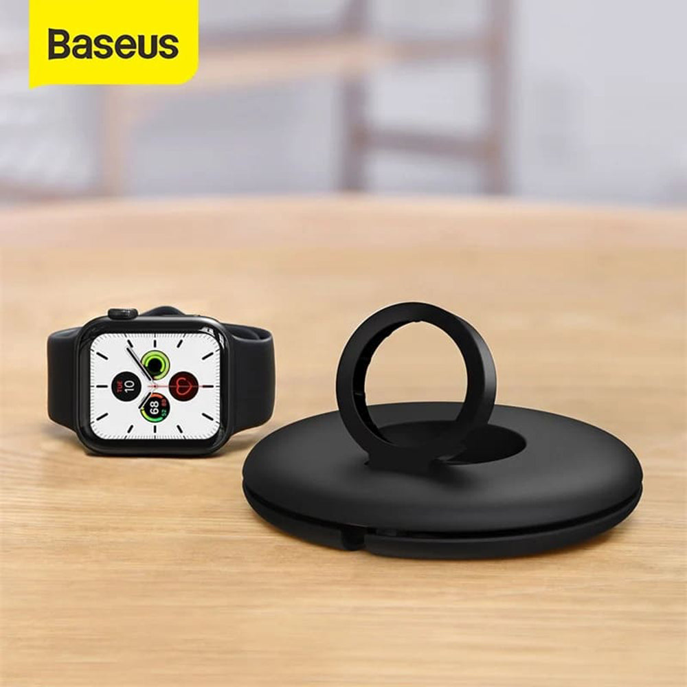 Baseus BS-W511R Halterung für Apple Watch Series Wireless-Ladegerät, Schwarz ACSLH-02