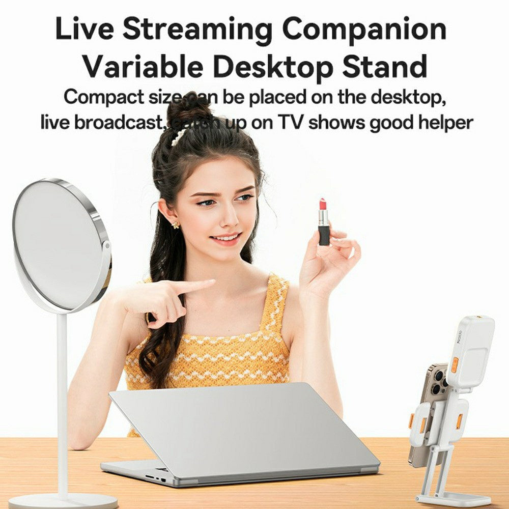 Bürohalterung Selfie Light Yesido DH10, 4,7 Zoll - 7 Zoll, Weiß