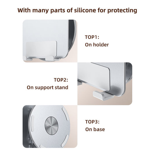 Yesido C293 Bürohalterung für Telefon / Tablet, 4,5 Zoll - 13 Zoll, Silber