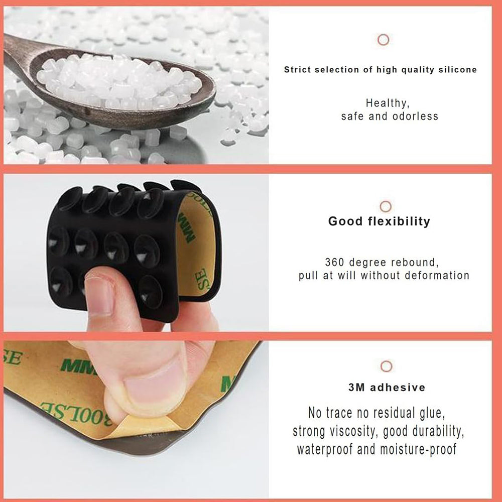 Techsuit SL-PAD Saugnapfhalterung, Pastellrosa