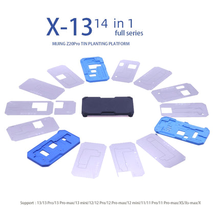 Mijing Z20 Pro Reballing-Arbeitsstütze für Apple iPhone X - 13 Pro Max Serie