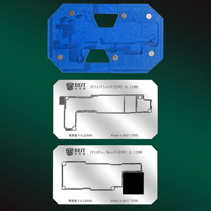 Best BST-084 Reballing-Arbeitsstütze für Apple iPhone 14 Serie
