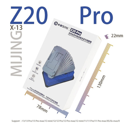 Mijing Z20 Pro Reballing-Arbeitsstütze für Apple iPhone X - 13 Pro Max Serie