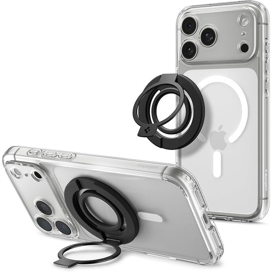 Spigen Dual Pop Mag S Ringhalter, Universal, Schwarz AMP11735