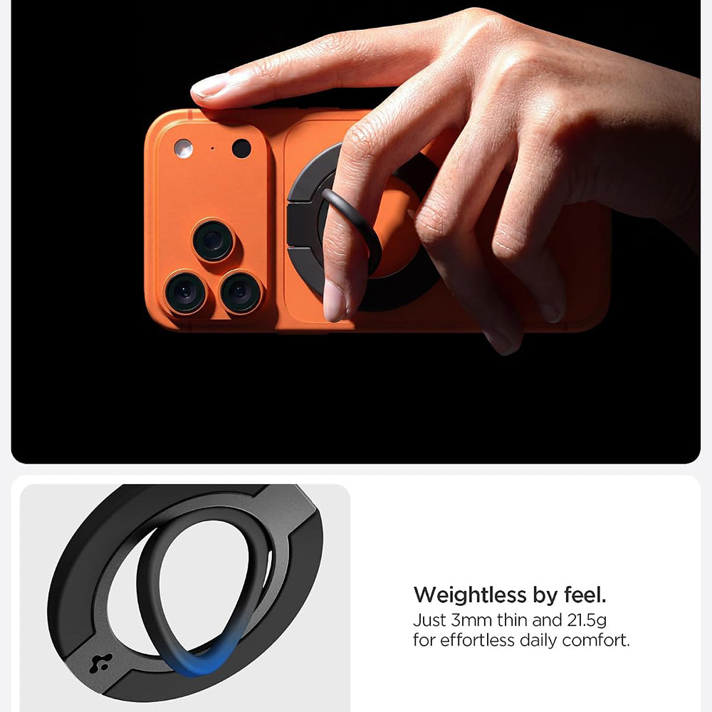 Spigen Dual Pop Mag S Ringhalter, Universal, Schwarz AMP11735