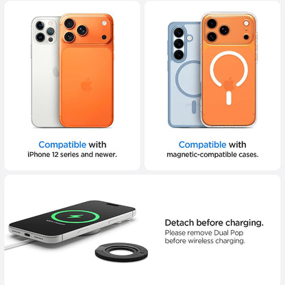 Spigen Dual Pop Mag S Ringhalter, Universal, Schwarz AMP11735