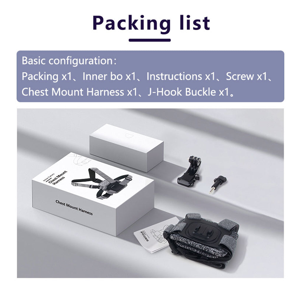 Sportkamerahalterung Techsuit JX-002 für GoPro-Serie, Grau