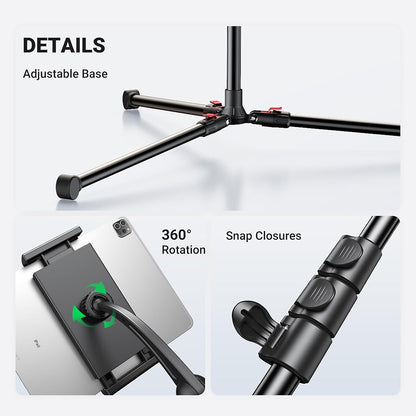 UGREEN LP585 Bodenständer für Telefon / Tablet, Universal, Schwarz
