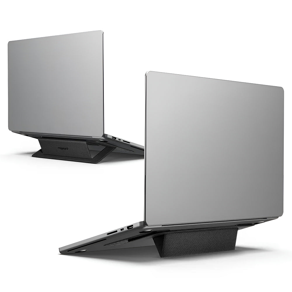 Spigen Slim Fold LD201-S6 Ständer für Laptop max. 14 Zoll, Schwarz AMP11115
