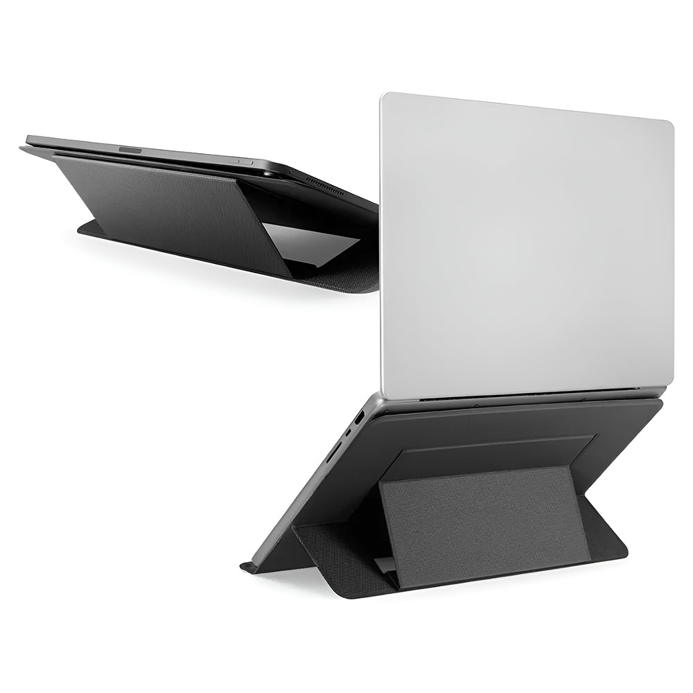 Spigen Slim Fold LD201-S7 Ständer für Laptop max. 14 Zoll, Schwarz AMP11116