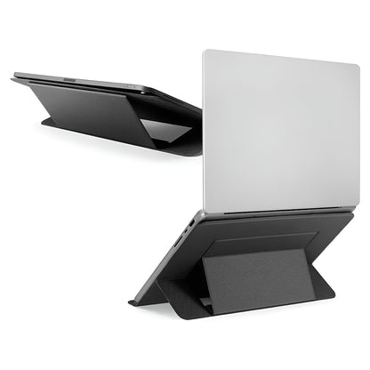 Spigen Slim Fold LD201-S7 Ständer für Laptop max. 14 Zoll, Schwarz AMP11116