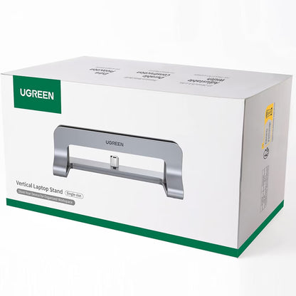 UGREEN LP258 Vertikaler Ständer (29277) für Laptops mit einer Dicke von 12 mm - 26 mm, Silber