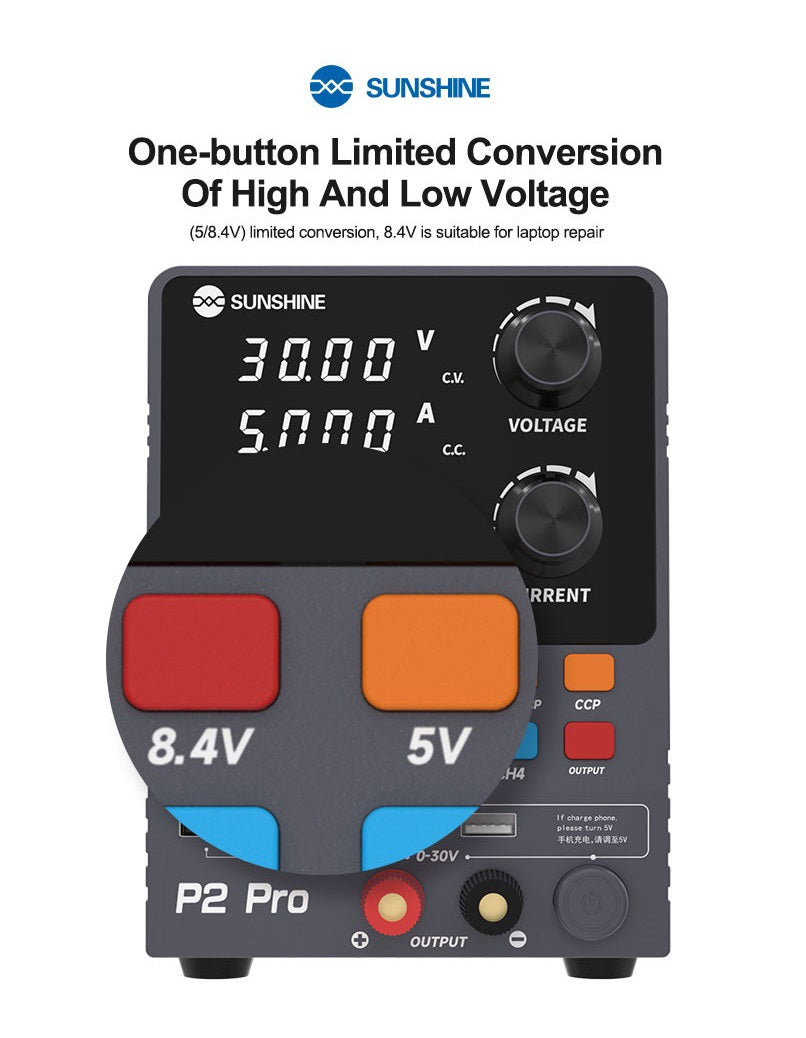 Stabilisierte Gleichstromquelle Sunshine P2 Pro