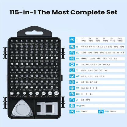Axth Schraubendreher, 116in1, Grau