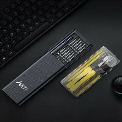 Axth Pro Schraubendreher, 25in1, Grau