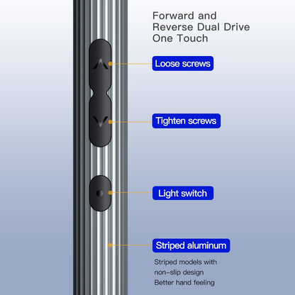 Elektrischer Schraubendreher King'sdun KS-882058, 58in1, Grau