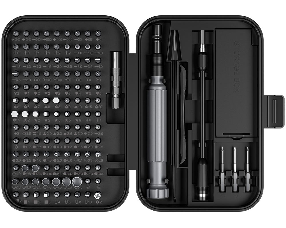 King'sdun KS-840130 Schraubendreher, 130in1, Grau