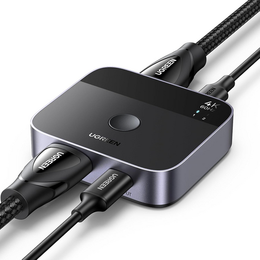 HDMI / USB-C Video-Switch UGREEN AW503 (55452), Grau, Wiederaufbereitet