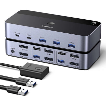 Switch Video DisplayPort UGREEN AK700 (55851), Grau