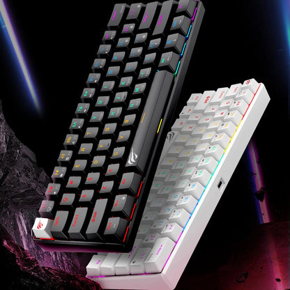 HAVIT KB903L Gaming Keyboard, RGB, 1.8m, White