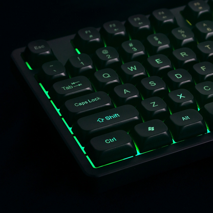 Gaming-Tastatur Wired USB WZK WKG-200, RGB, 1,5 m, Schwarz