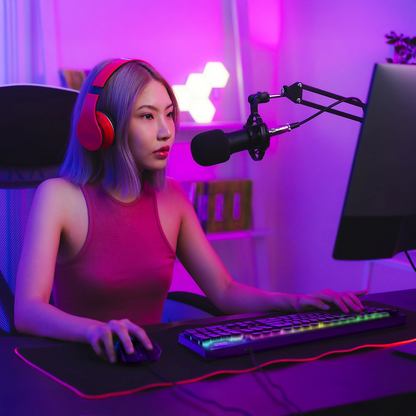 Gaming-Tastatur Wired USB WZK WKG-200, RGB, 1,5 m, Schwarz