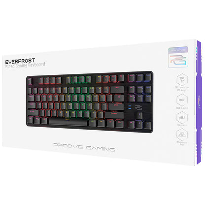 Gaming-Tastatur Wired USB Proove Everfrost, RGB, 1,8m, Schwarz CKEVEN00000401