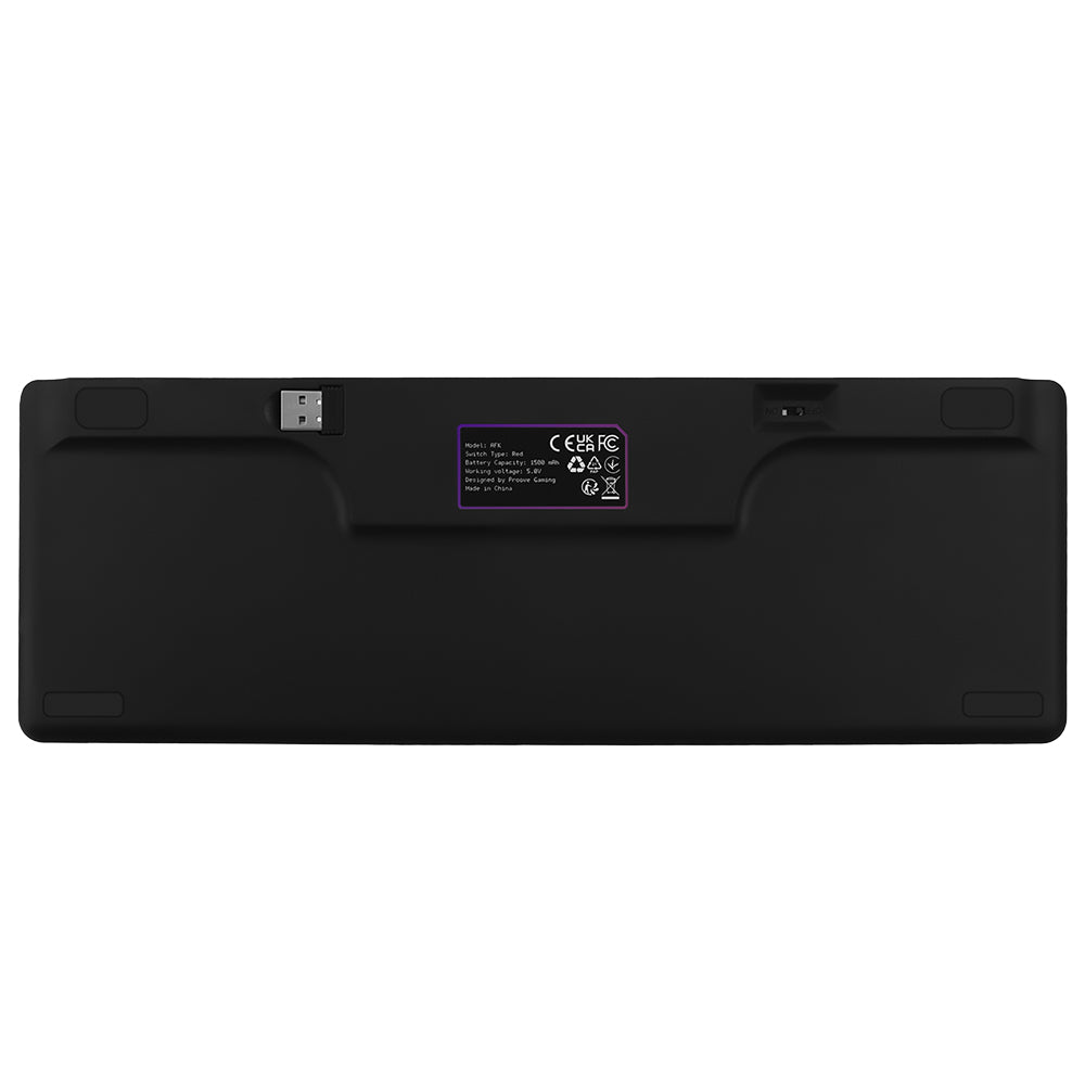 Gaming-Tastatur Wireless Proove AFK, RGB, BT / Wi-Fi / Kabelgebunden, 1,5m, Schwarz WKAFKEN22001