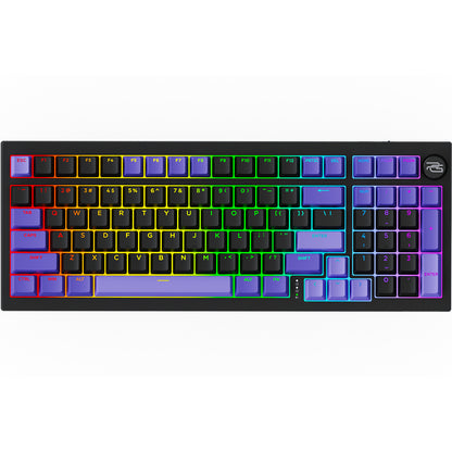 Gaming-Tastatur Wireless Proove Slicker Pro, RGB, BT / Wi-Fi / Kabelgebunden, 1.8m, Schwarz WKSLPEN22416