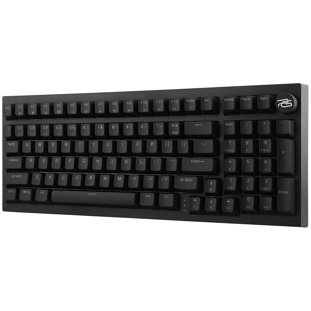 Gaming-Tastatur Wireless Proove Slicker, RGB, BT / Wi-Fi / Kabelgebunden, 1,8m, Schwarz WKSLEN00022401