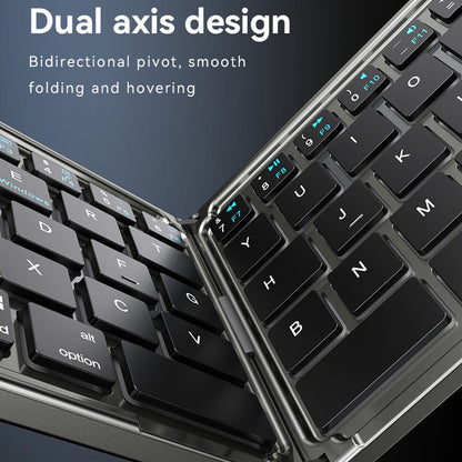 Faltbare Bluetooth-Tastatur Yesido KB27, Schwarz