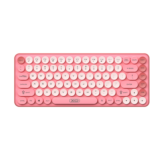Drahtlose Tastatur XO Design KB-12, BT / Wi-Fi, Rosa