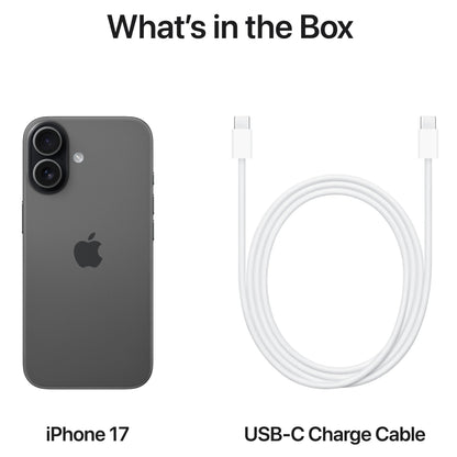 Apple iPhone 17 Mobile Phone, 512GB, Black MG6P4ZD/A