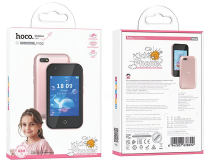 Mobiltelefon HOCO Y102 Kids, 2G, Display 2.8 Zoll, Rosa
