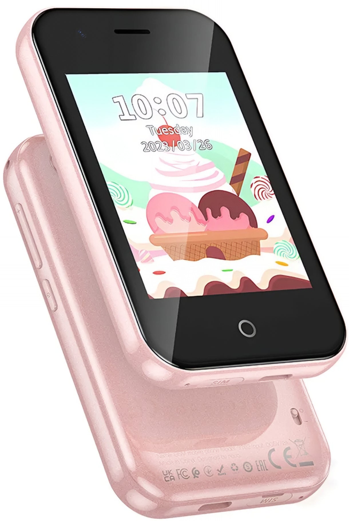 Mobiltelefon HOCO Y102 Kids, 2G, Display 2.8 Zoll, Rosa