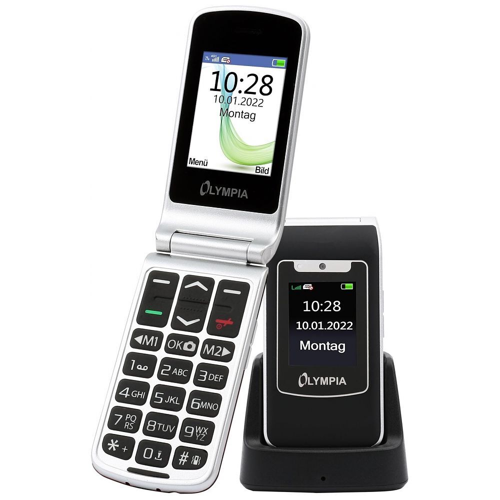 Olympia Style Duo Mobile Phone, 48MB, Black 2299