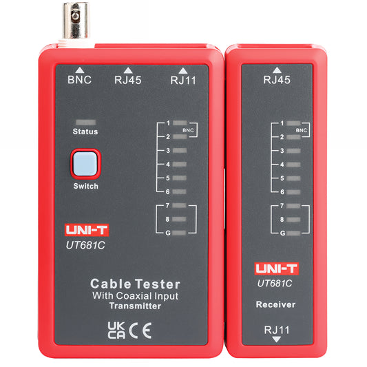 UTP / BNC Netzwerkkabeltester UNI-T UT681C