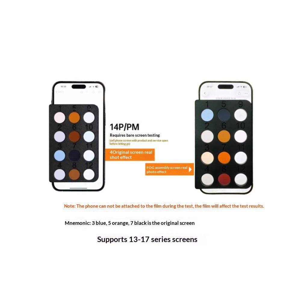 Mr.Yang Display-Polarisationstester für Apple iPhone 13 - 17 Serien
