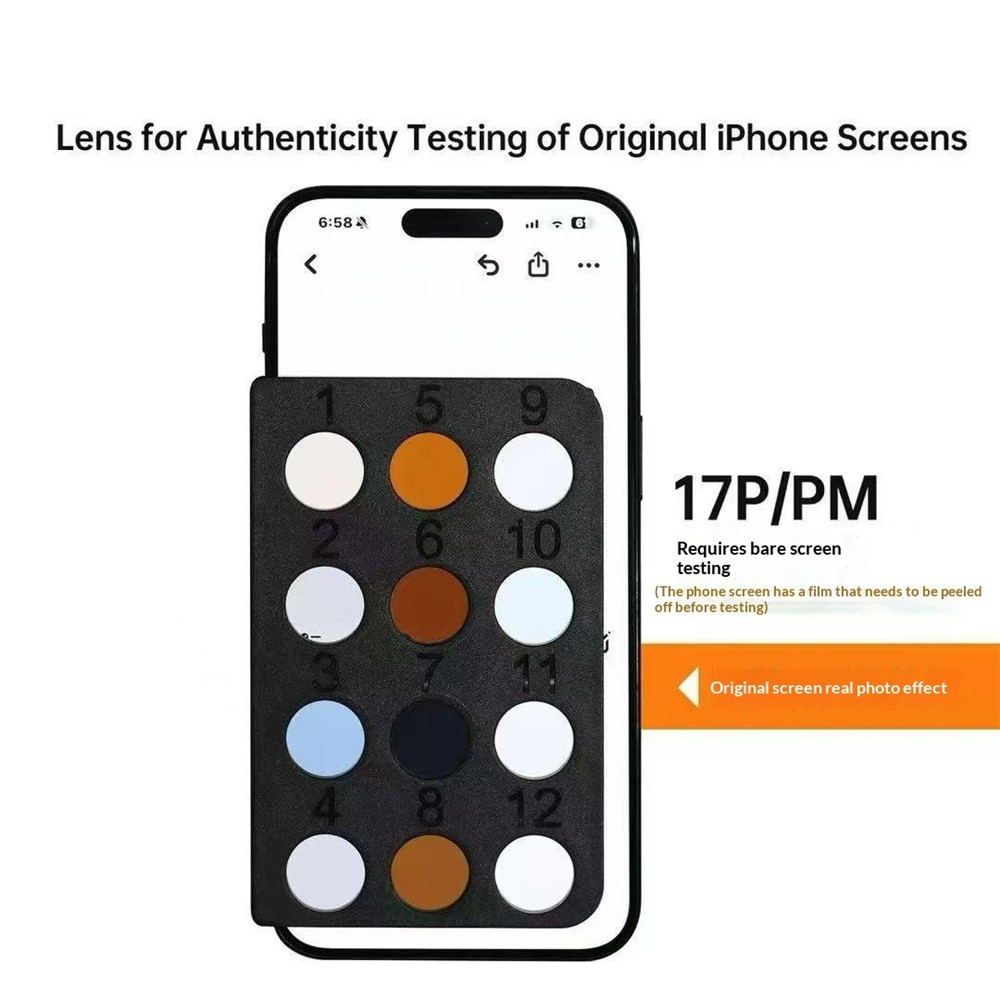 Mr.Yang Display-Polarisationstester für Apple iPhone 13 - 17 Serien