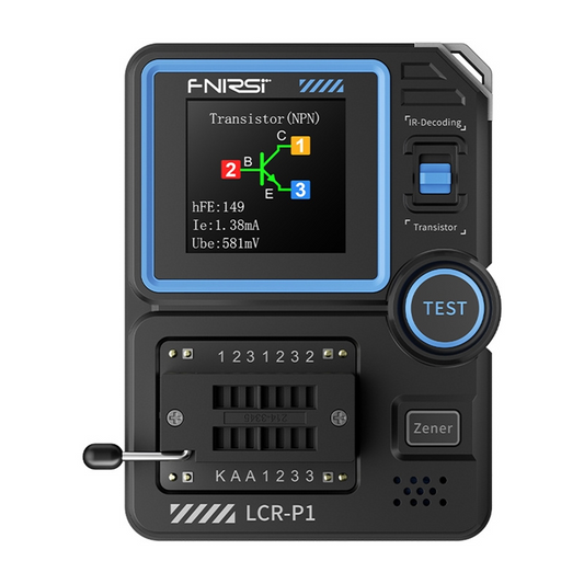 Tester Service Fnirsi LCR-P1 zur Messung von Kondensatoren und Transistoren