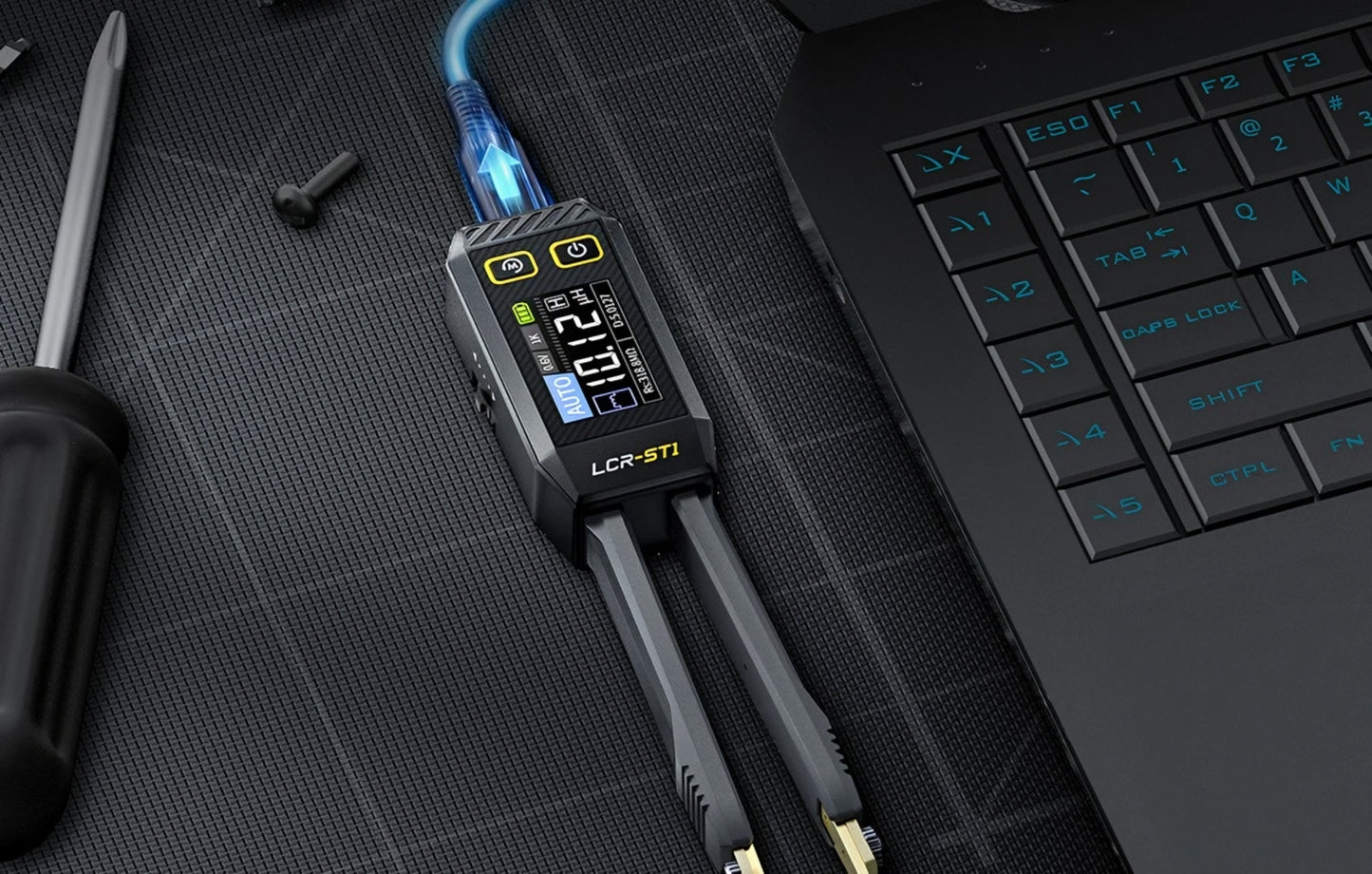 Service-Tester im Pinzettenstil Fnirsi LCR-ST1