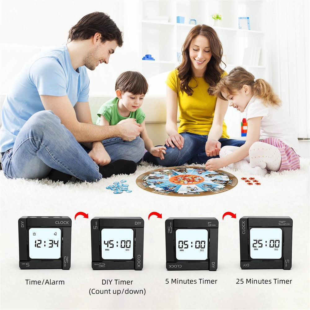 Timer-Timer OEM EN7019 Flip, Schwarz