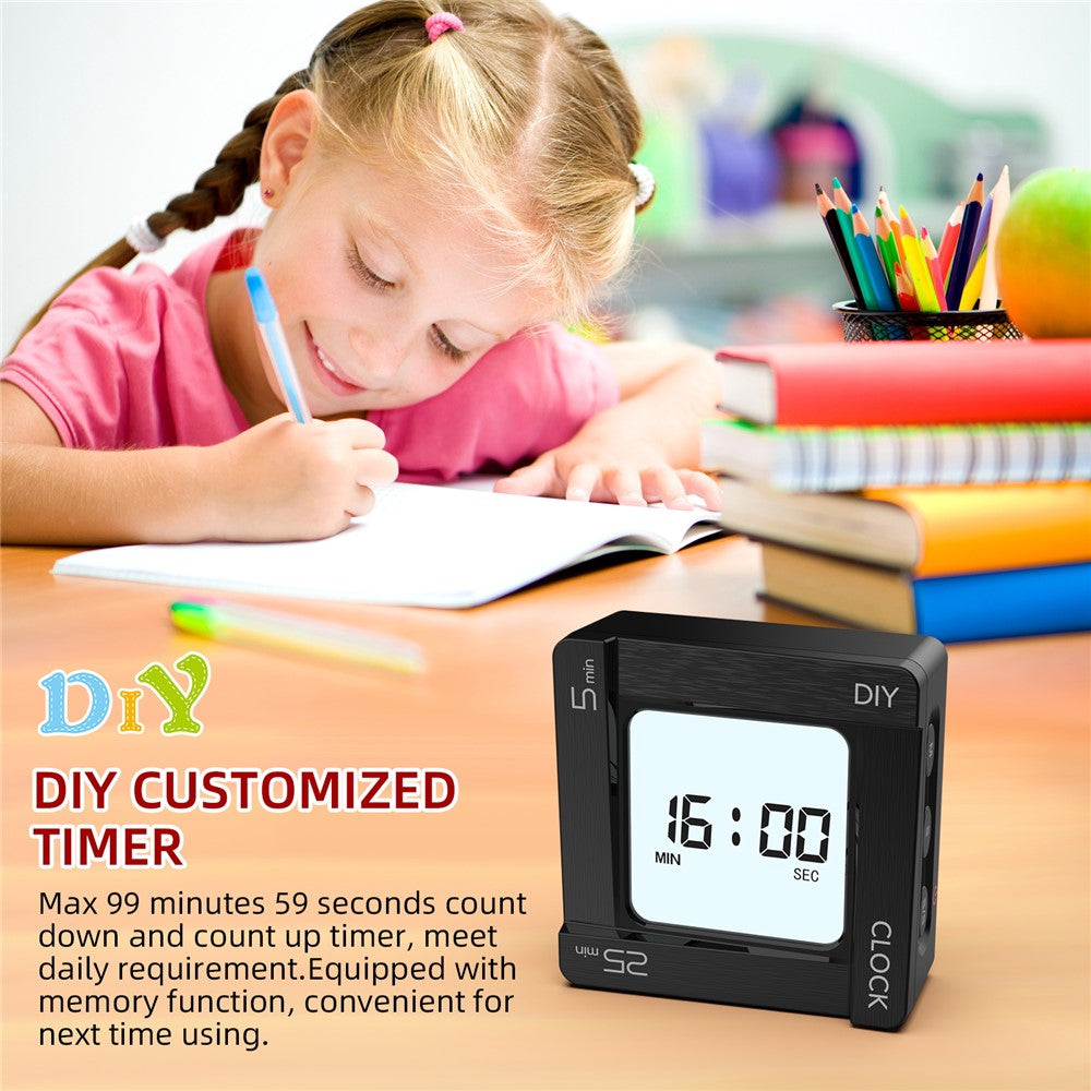 Timer-Timer OEM EN7019 Flip, Schwarz