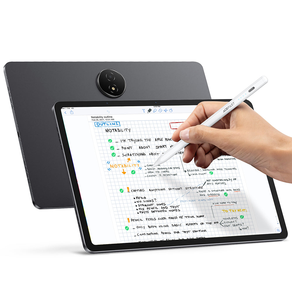 Touch Pen Acefast V1, Aktive Version, Weiß