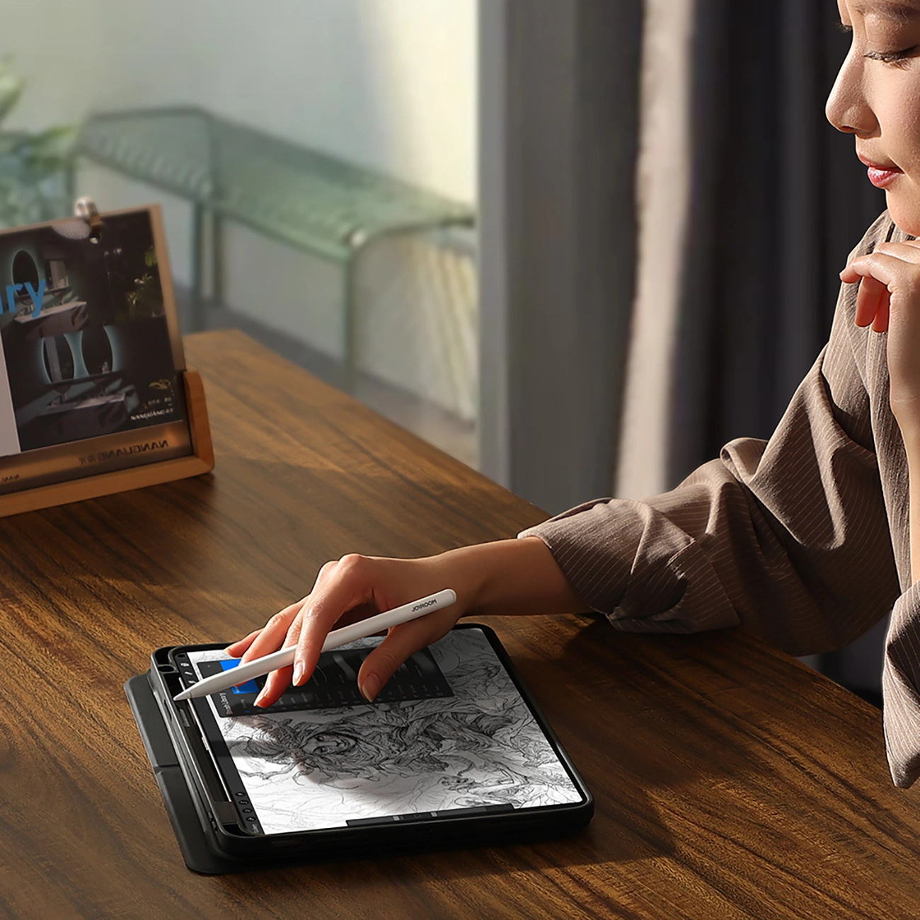 Touch Pen Joyroom JR-X9S Pro für Apple iPad, Active Version, Weiß