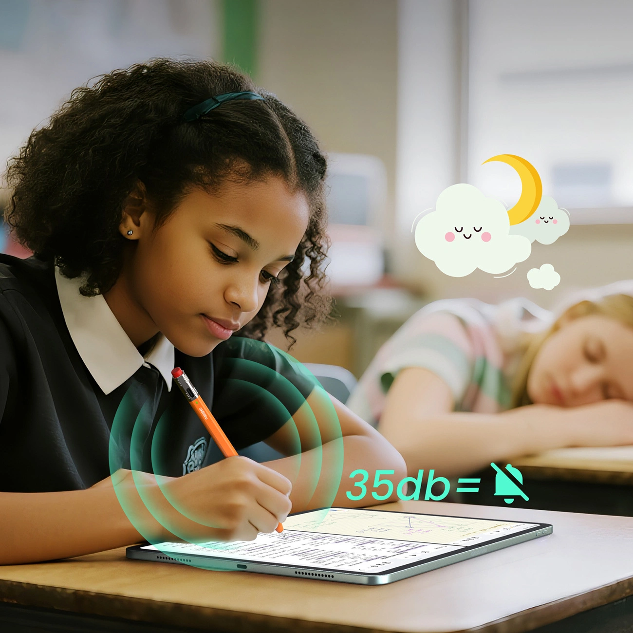 Touch Pen Metapen Air8 Pro X für Apple iPad, Active Version, Orange ME-APP172