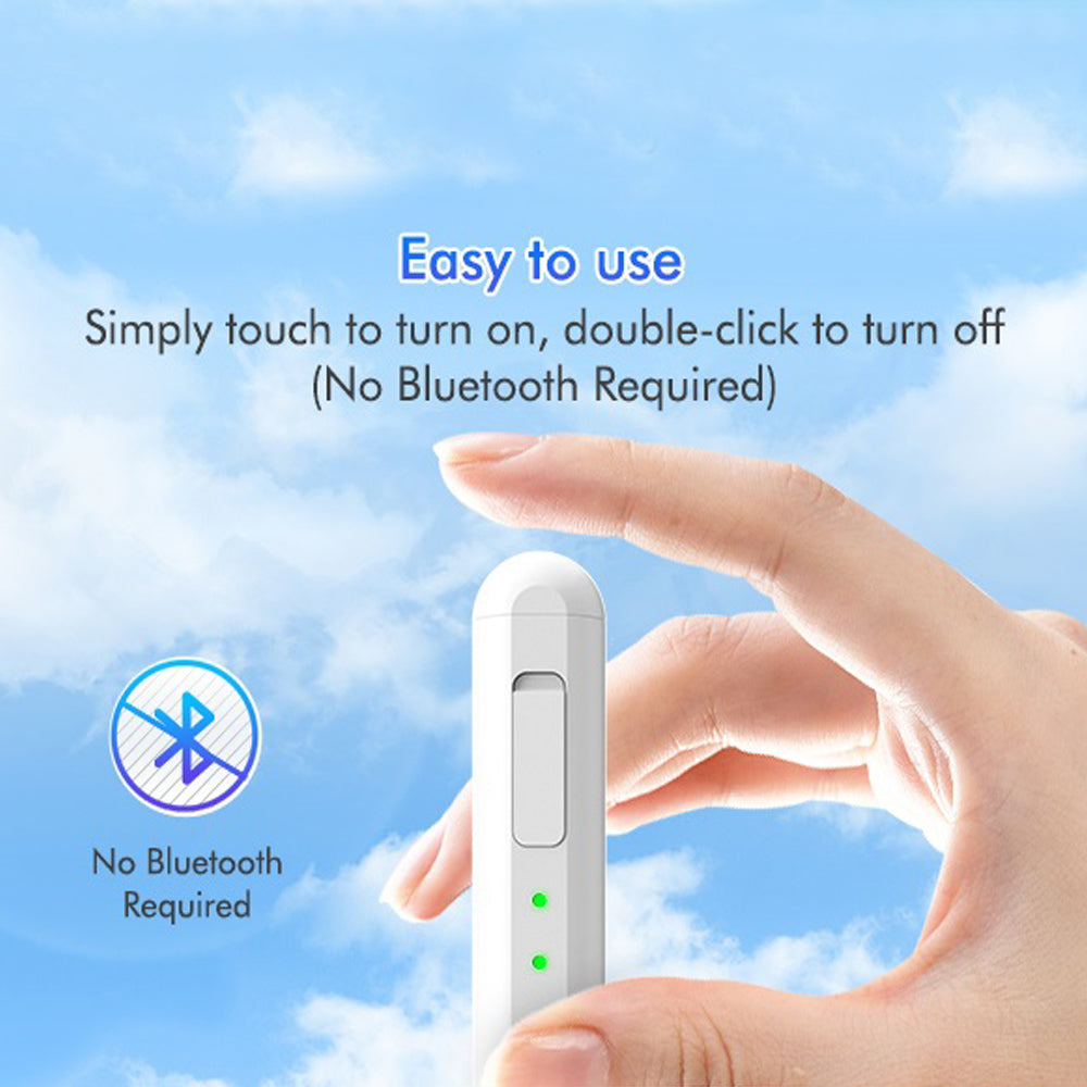 Touch Pen Techsuit AX10-T für Apple iPad, Aktive Version, Weiß