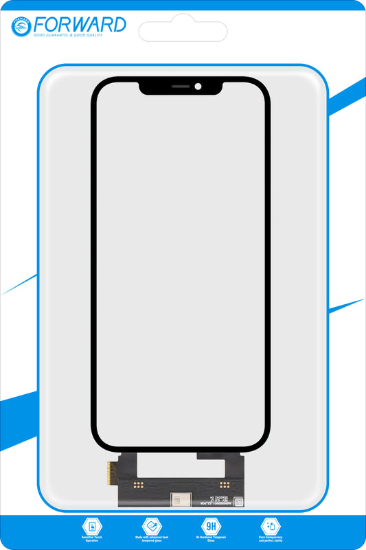 Touchscreen Forward Guard OCA für Apple iPhone 12 Pro Max, Schwarz